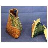 2 - Plaster Bud Vases