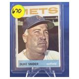1964 Topps Baseball Duke Snider
