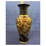 Black/Gold Oriental Vase