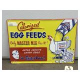 Colorized Egg Metal Single Sided Sign 20'x14'
