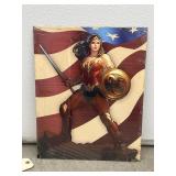 Wonder Woman Metal Single Sided Sign
