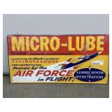 Micro Lube Oil Metal Single Sided Sign 23'x12'
