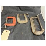 Stanley C Clamp & 2 C Clamps
