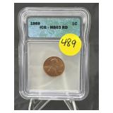 1969 P Penny ICG MS63 RD