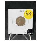 1909 P Penny Very Fine