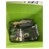 Assorted DVD's in Plastic Tote