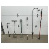 Rake - Garden Sprayer - Shephard's Hook