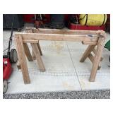 Pair Wooden Saw Horses 50'x29'