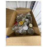 Assorted Glass Jars