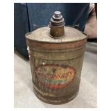 Vintage Old Ironside Gas Can