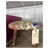 Padded Wooden Foot Stool