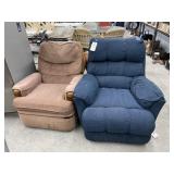 2 - Cloth Upholstered Recliner