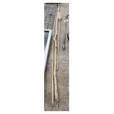 Curtain Rod & Vintage Duster - Driftwood