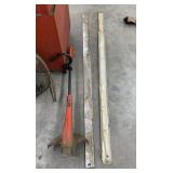Elec Grass Hog Weed Eater & 2 Pcs Metal