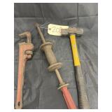 Slide Hammer - Ridgid Pipe Wrench - Sledge