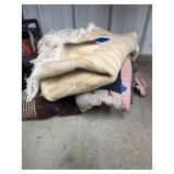 Hand Tied Blanket & Knitted Blanket