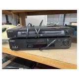 Sony CD DVD Player & Sony VHS Player