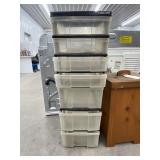 6-Drawer Rolling Plastic Storage Unit