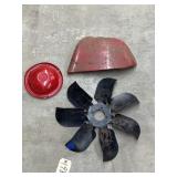 7 - Blade Metal Cooling Fan - Vehicle Body Panel