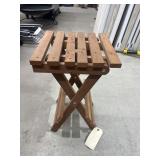 Folding Wood Outdoor Table 13'x12'x21'