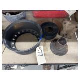 10' Round Metal Brake Drum? - Spring Hanger