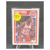 2ND YR CARD 1989 FLEER HOF DENNIS RODMAN