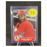 1986 FLEER HOF OZZIE SMITH CARD