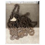 2 - Med Duty Log Chain w/2 Hooks 19ft