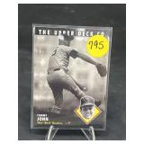 INSERT CARD UPPERDECK BAT TOMMY JOHN