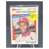 1987 TOPPS/KMART HOF BOB GIBSON CARD