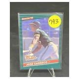 ROOKIE CARD 1986 DONRUSS JOSE CANSECO