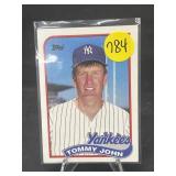 1989 TOPPS TOMMY JOHN CARD