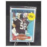 1980 TOPPS HOF JACK LAMBERT CARD
