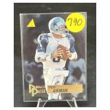 1995 PINNACLE PASSER HOF TROY AIKMAN CARD