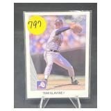 EARLY CARD 1990 LEAF HOF TOM GLAVINE CARD