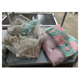 Lace Linens & Blanket - Crocheted Afghan
