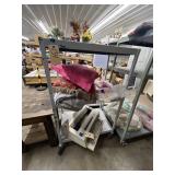 3-Tiered Rolling Metal Rack 30'x20'x48'