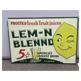 Reymer's Lem-N Blennd Lemonade Metal Sign