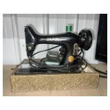 Vintage Bel Air Bantam Sewing Machine in Case