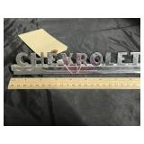 Vintage Metal Chevrolet Badge