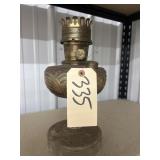 Aladdin Lincoln Drape Clear Glass Oil Lamp