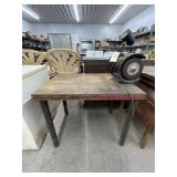Metal Work Table w/Craftsman 8' Bench Grinder