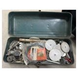 Metal Toolbox w/Assorted Fasteners