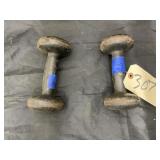 2 - Vintage Dumbbells