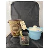 Oven Proof Lidded Dish - Ceramic Vase & More