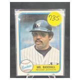 1981 FLEER PREMIER HOF REGGIE JACKSON CARD