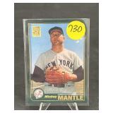 INSERT CARD TOPPS HOF MICKEY MANTLE