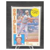 1984 TOPPS HOF JIM PALMER CARD