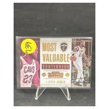 MOST VALUABLE CONTENDERS LEBRON JAMES CARD