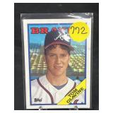 ROOKIE CARD 1988 TOPPS HOF TOM GLAVINE